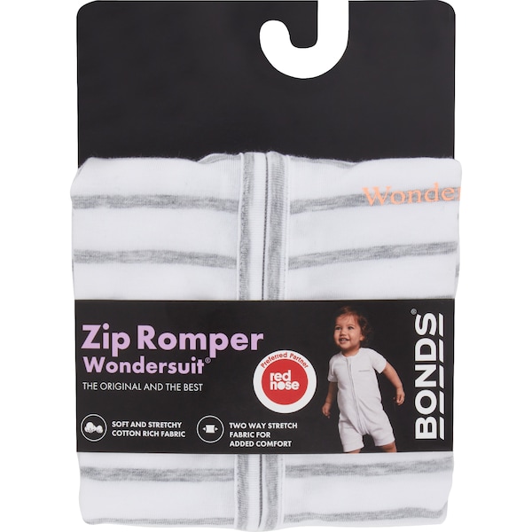 Bonds Baby Zippy Romper Size 000-2 each