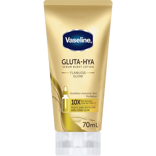 Vaseline Gluta-Hya Serum Burst Lotion Flawless Glow 70mL