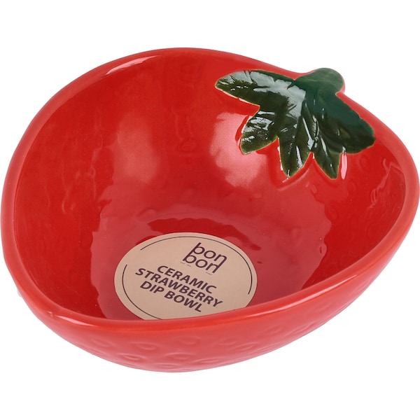 Bonbon Ceramic Strawberry Bowl each