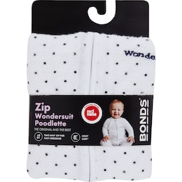 Bonds Baby Zippy Wondersuit Poodlette Size 000-1 each – Woolworths