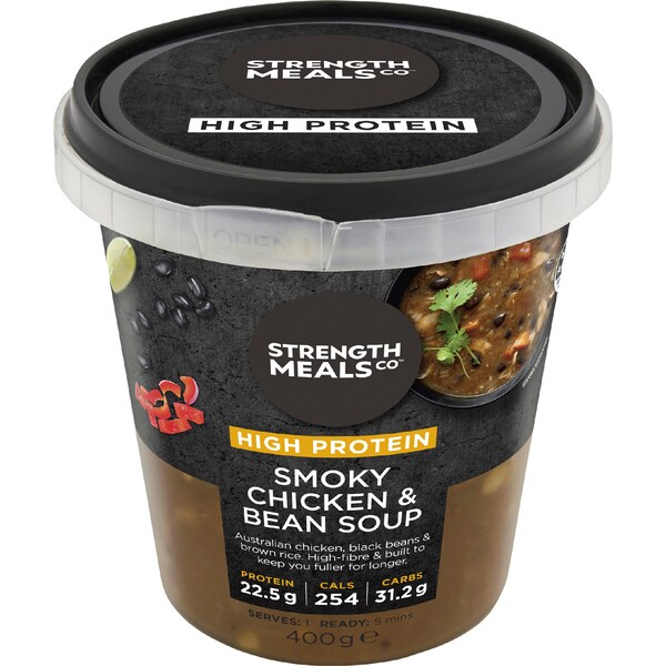 Strength Meals Co Smoky Chicken & Bean Soup 400g