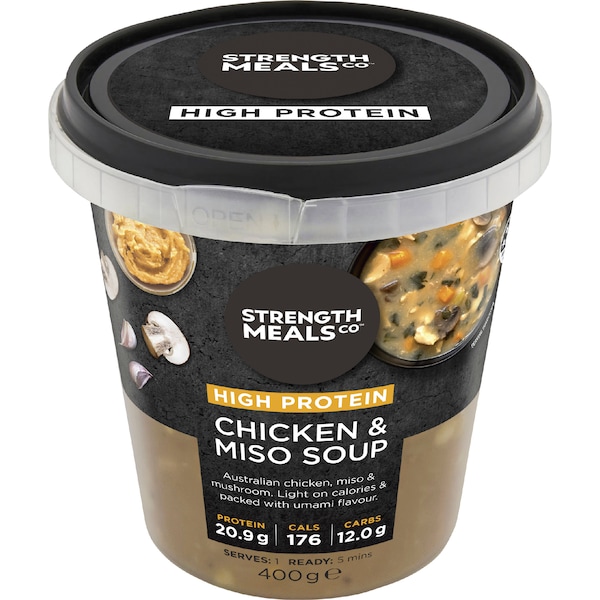 Strength Meals Co Chicken & Miso Soup 400g