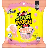 Sour Patch Kids Mini Puffy Heads Peach & Raspberry