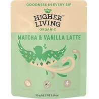 Higher Living Matcha & Vanilla Latte Powder