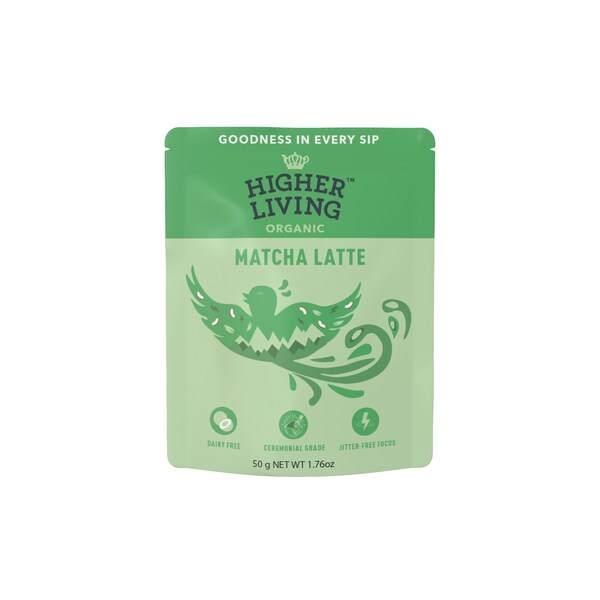 Higher Living Matcha Latte Powder 50g