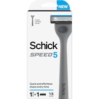 Schick Speed 5 Razor Kit Grey