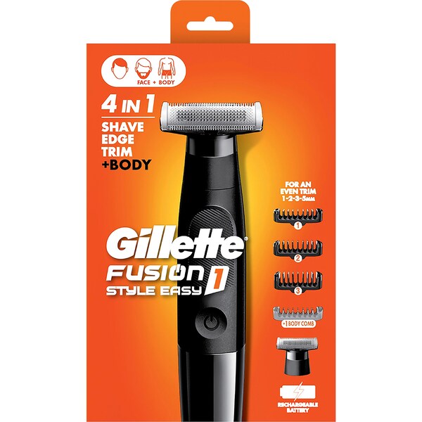 Gillette Fusion 4 In 1 Shave Edge Trim & Body Trimmer each