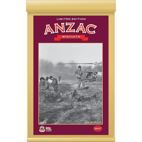 Bakers Finest Anzac Biscuits Tin Medical Evacuation 300g