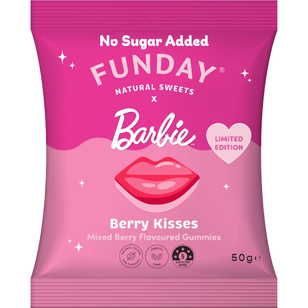 Funday Barbie Berry Kisses Gummies 50g