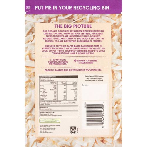 Macro Organic Coconut Flakes 200g bunch
