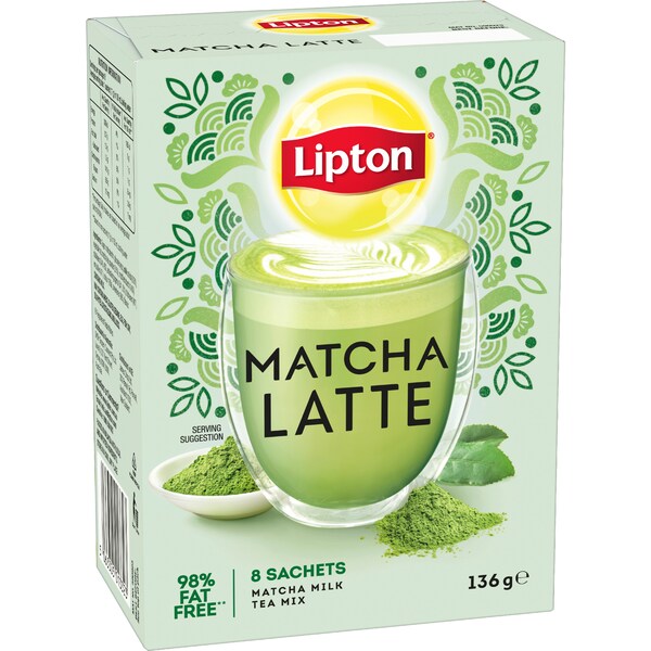 Lipton Matcha Latte Sachets 8 pack