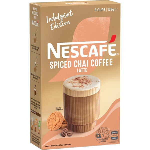 Nescafe Spiced Chai Coffee Latte 8 pack