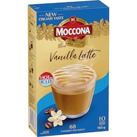 Moccona Coffee Sachets Creamy Vanilla Latte