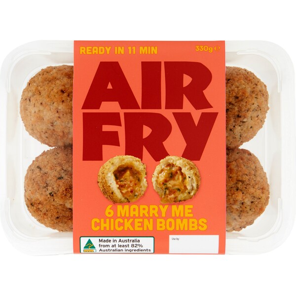 Air Fry Marry Me Chicken Bombs 6 pack