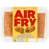 Air Fry Chicken Katsu Rolls
