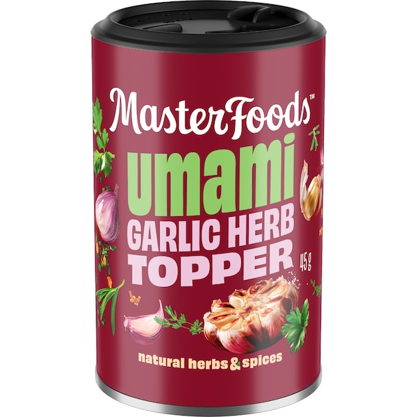 Masterfoods Umami Garlic Herb Topper Seasoning 45g