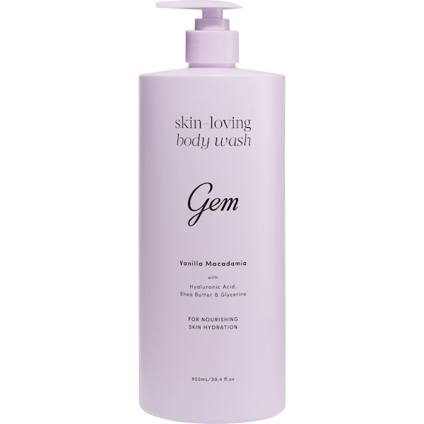 Gem Skin-Loving Body Wash Vanilla Macadamia 900mL
