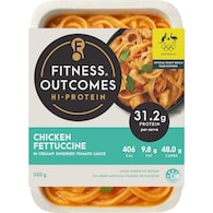 Fitness Outcomes High Protein Chicken Fettuccine