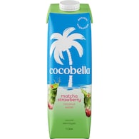 Cocobella Matcha Strawberry Coconut Water
