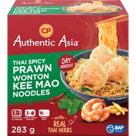 Authentic Asia Thai Prawn Wonton Kee Mao Noodles