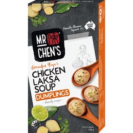 Mr Chen's Chicken Laksa Soup Dumplings 240g – Woolworths