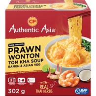Authentic Asia Prawn Wonton Tom Kha Soup