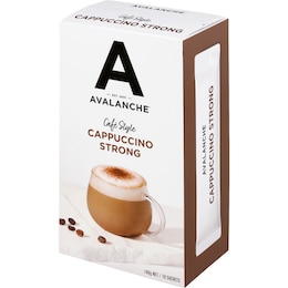 Avalanche Strong Cappuccino Sachets 10 pack – Woolworths