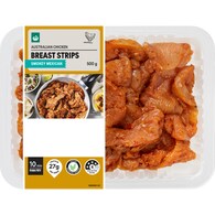 Woolworths Chicken Breast Strips Smokey Mexican