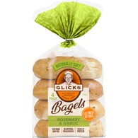 Glicks Rosemary & Garlic Bagels