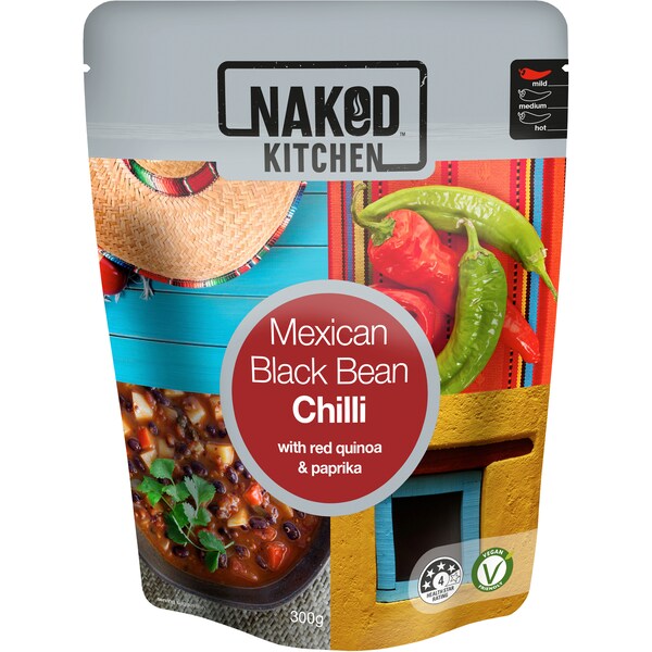 Naked Kitchen Mexican Black Bean Chilli Sauce 300G