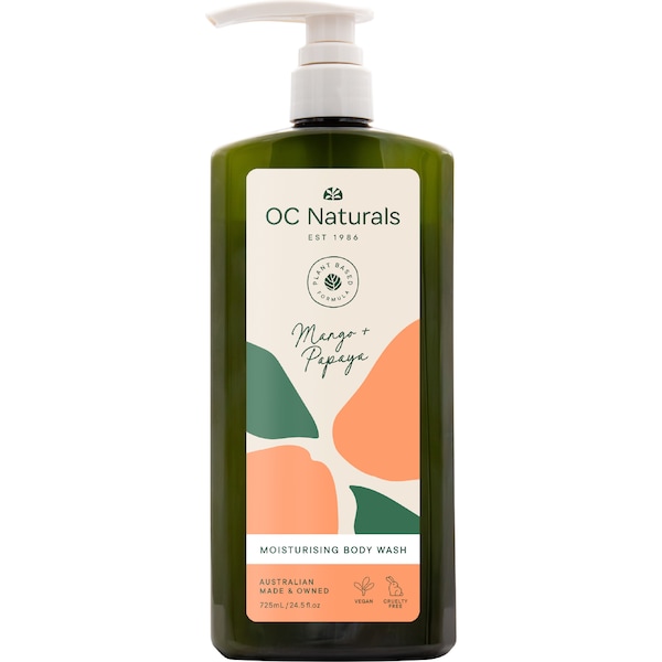 OC Naturals Mango & Papaya Body Wash 725mL