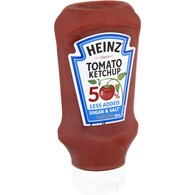 Heinz Tomato Ketchup Sauce Bottle 50% Less Sugar & Salt