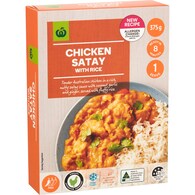 Woolworths Satay Chicken & Rice Frozen Meal