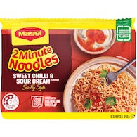 Maggi 2 Minute Noodles Sweet Chilli & Sour Cream
