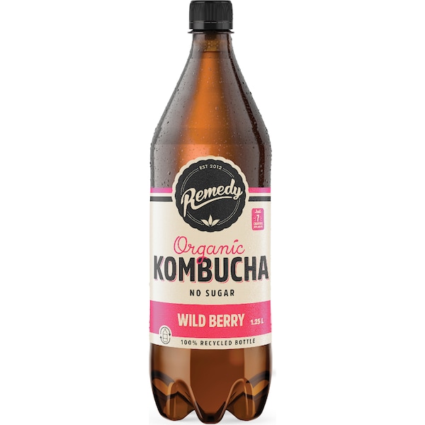 Remedy Wild Berry Kombucha 1.25L