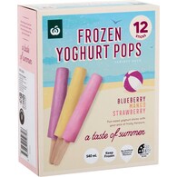 Woolworths Frozen Yoghurt Pops
