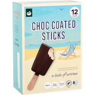 Woolworths Choc Coated Sticks