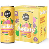 Remedy Sodaly Tropical Cans