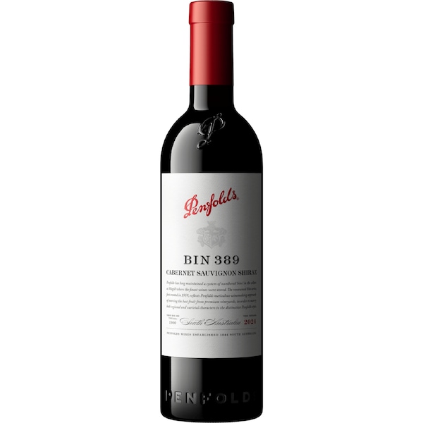 Penfolds Bin 389 2024 Cabernet Sauvignon Shiraz Bottle 750mL