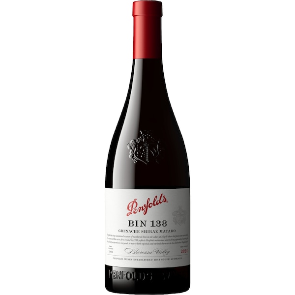 Penfolds Bin 138 2024 Grenache Shiraz Mataro Bottle 750mL