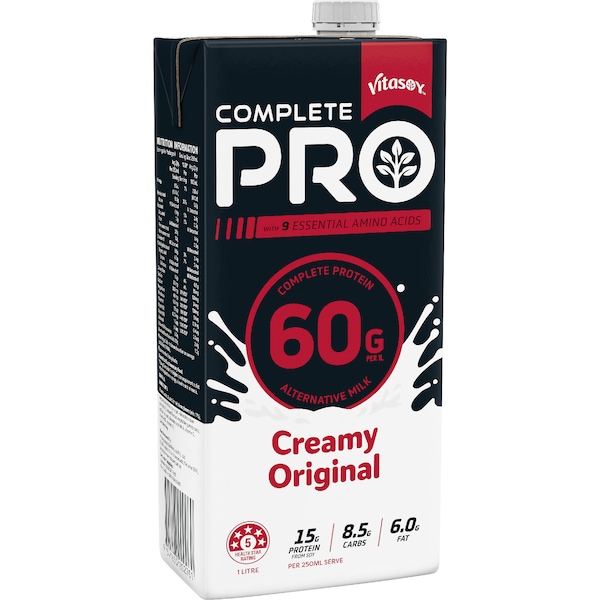 Vitasoy Complete Pro Original Protein Alternative Long Life Milk UHT 1L