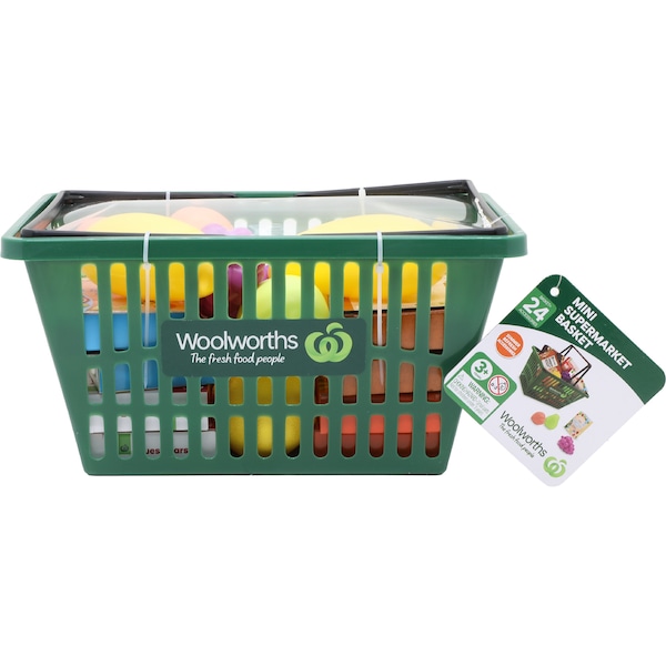 Woolworths Mini Supermarket Basket & Accessories each