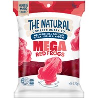 The Natural Confectionery Co. Mega Red Frogs Lollies