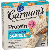 Carman's Protein Bar Cinnamon Scroll