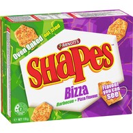Arnott's Bizza Shapes Crackers