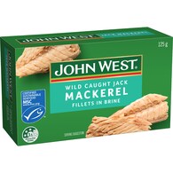 John West Jack Mackerel Fillets In Brine