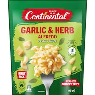 Continental Garlic & Herb Alfredo Pasta & Sauce