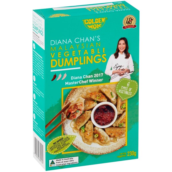 Golden Wok Diana Chan Malaysian Vegetable Dumpling 230g