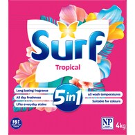 Surf 5 In 1 Laundry Detergent Powder Tropical