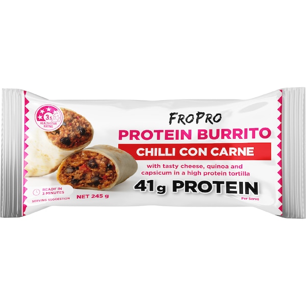 FroPro Protein Burrito Chilli Con Carne 245g